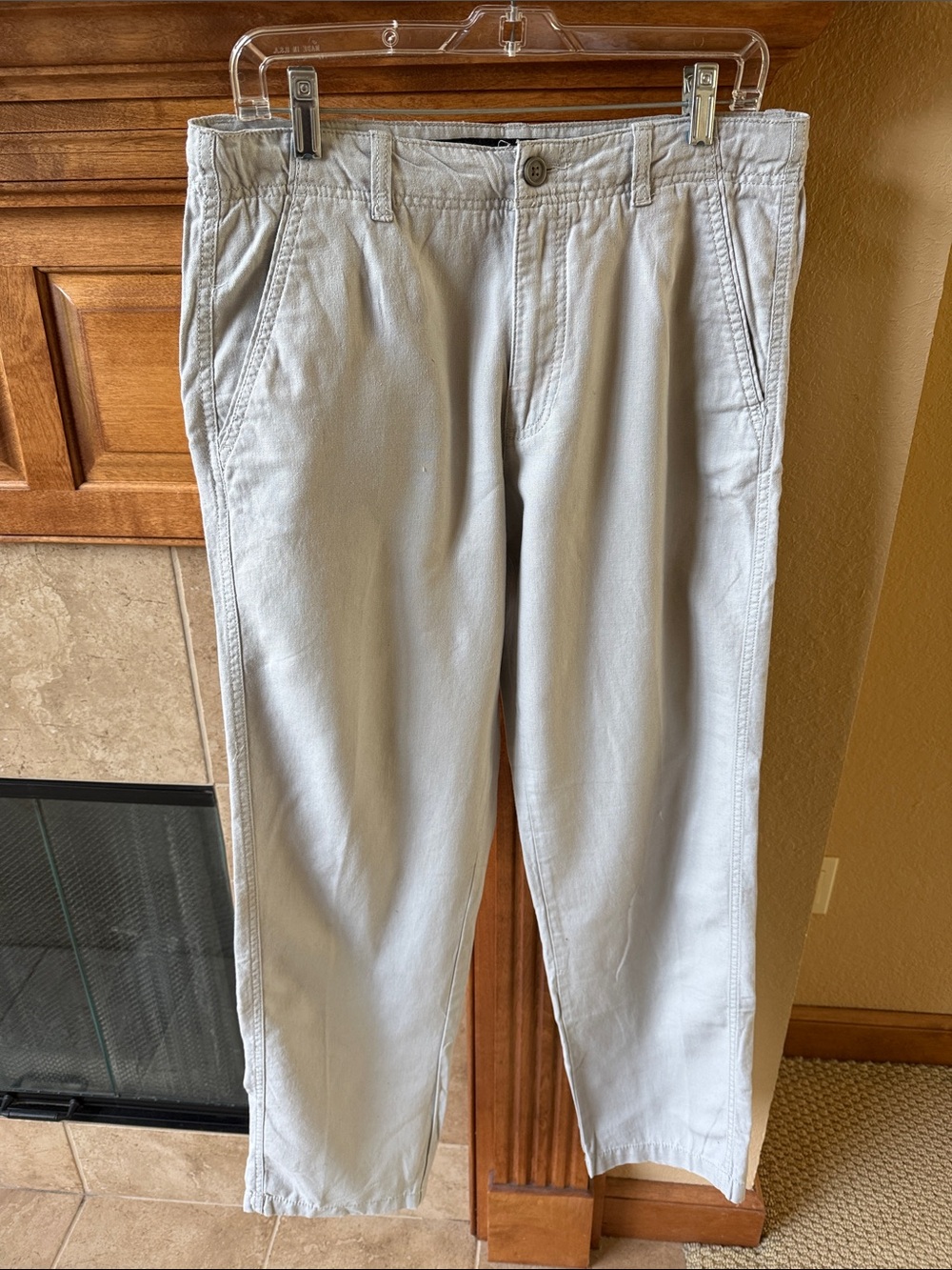 Marc Anthony Light Gray Men's Casual Chino Pants